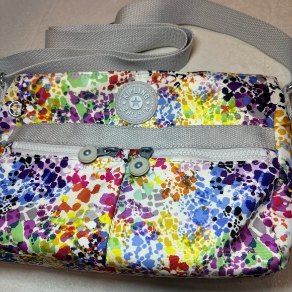 Kipling Crossbody Purse Angie Colorburst Bag - Picture 3 of 15